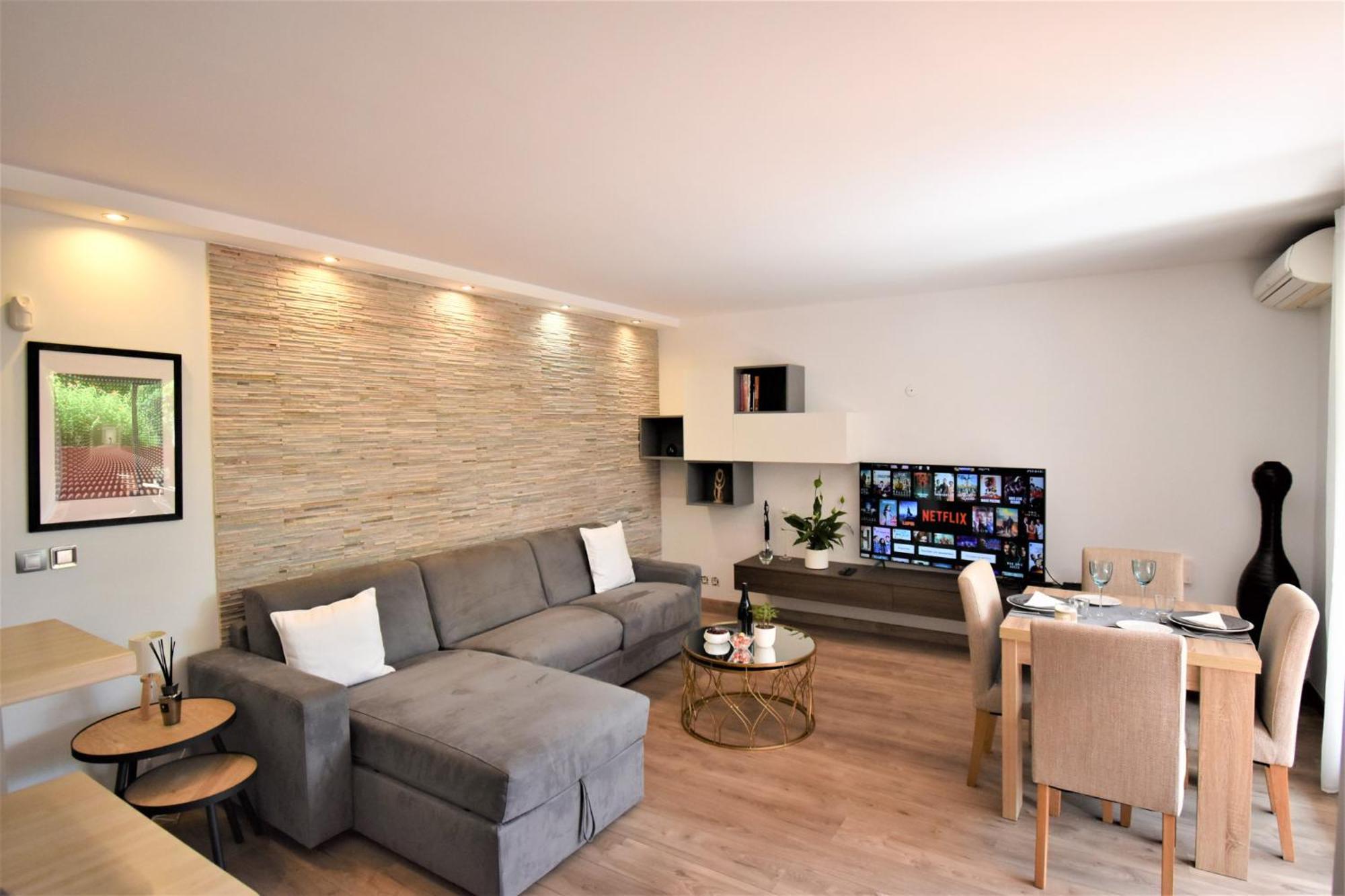 Apartamento Le Cap Soleil -Standing - Piscine Collective Et Parking Prive Rocabruna Exterior foto